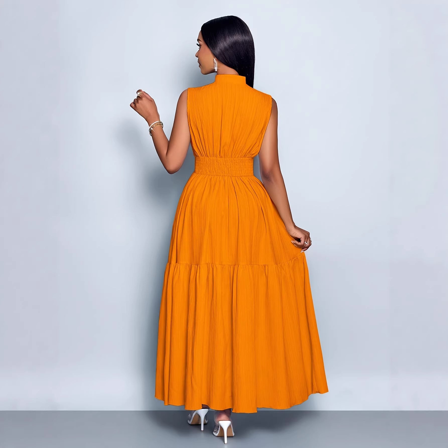 Strap And Lace Patchwork Dress For Women