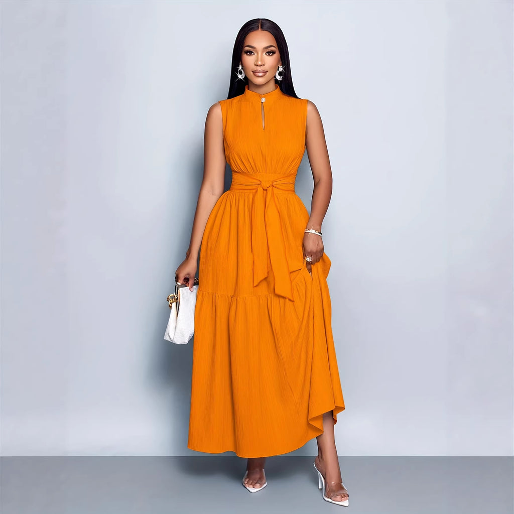 Strap And Lace Patchwork Dress For Women