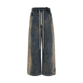 Men's Retro Washed Gradient Jeans