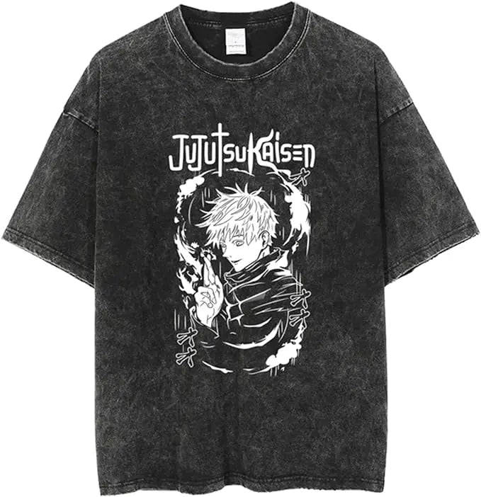 Vintage Washable T-Shirt - Streetwear Anime Graphic