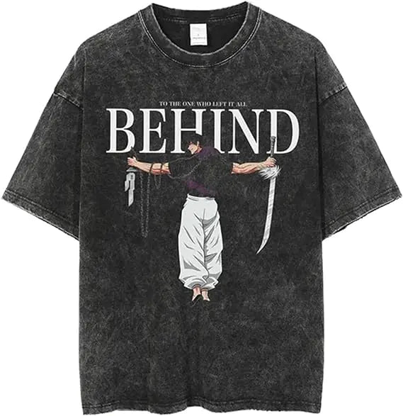 Vintage Washable T-Shirt - Streetwear Anime Graphic