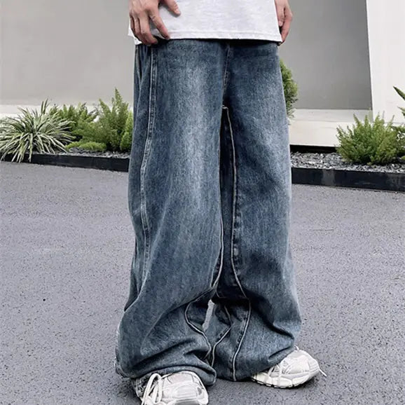 Men's Vintage Wash Wave Jeans