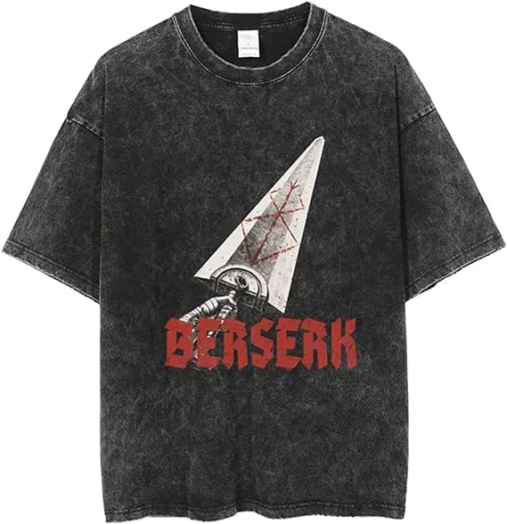 Vintage Washable T-Shirt - Streetwear Anime Graphic
