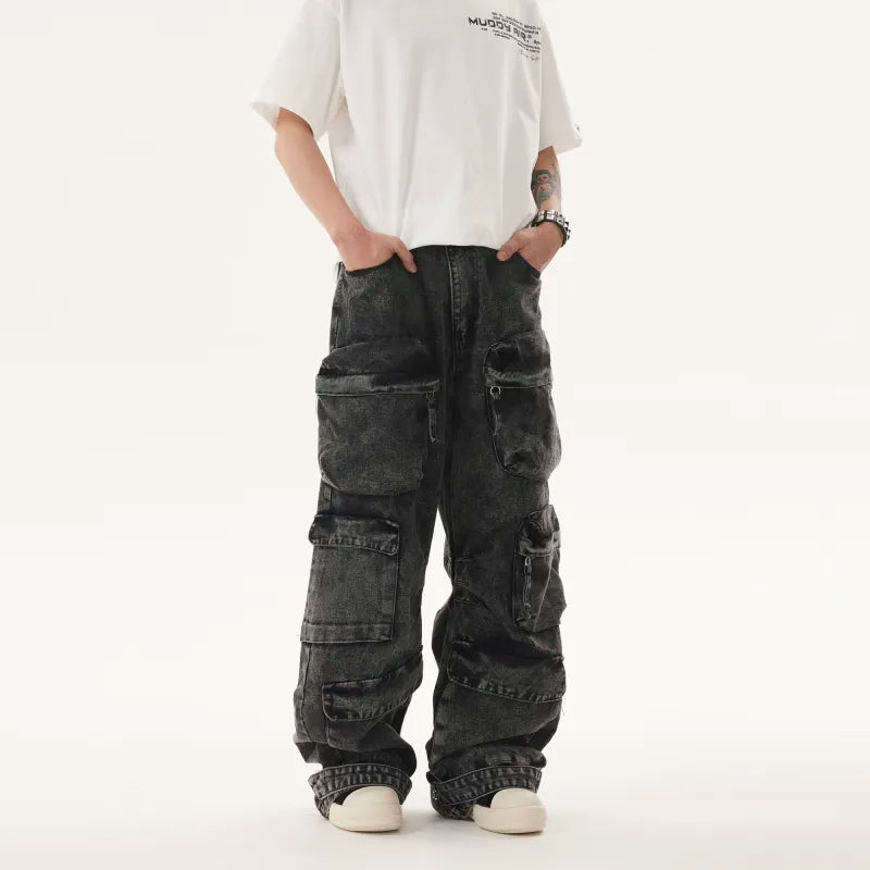 Washed & Worn Denim Jeans